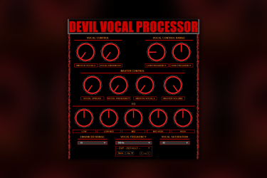 人声效果器插件 | Devil Vocal Processor v1.0 | PC版